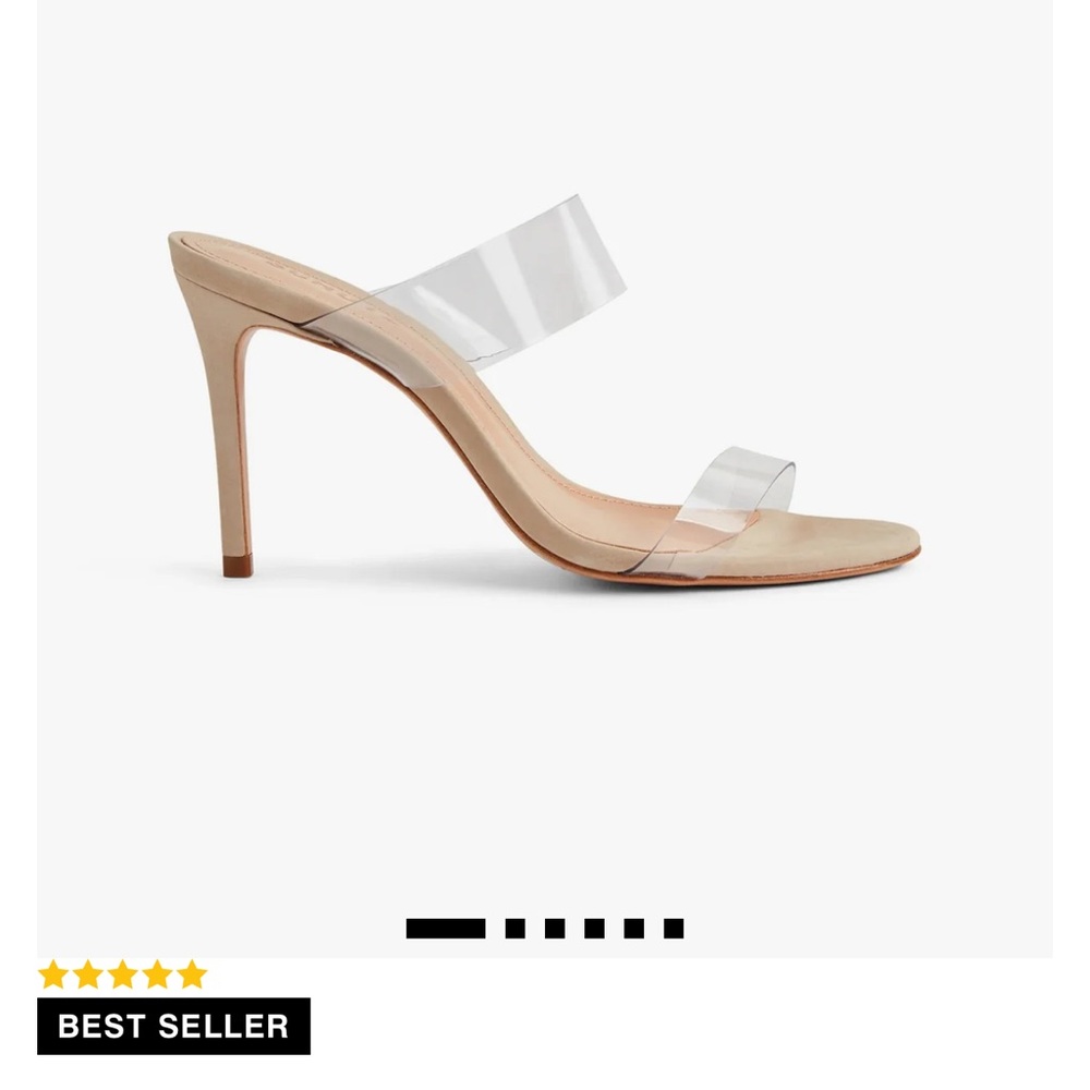 SCHUTZ ARIELLA SANDAL Clear/ Beige Heels
Sz 6